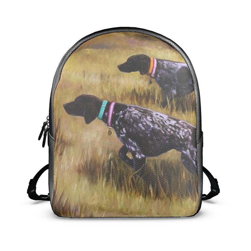 German Shorthair Pointer Colville Leather Backpack