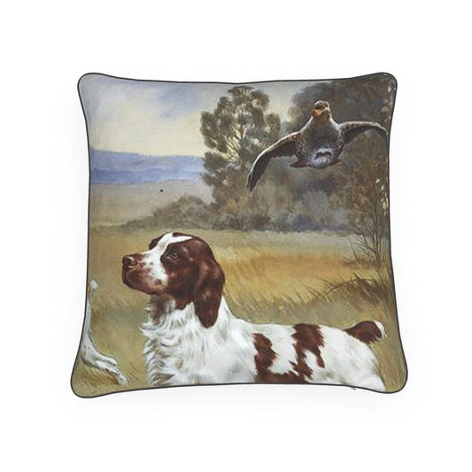 Brittany Spaniel Pillow Cushion