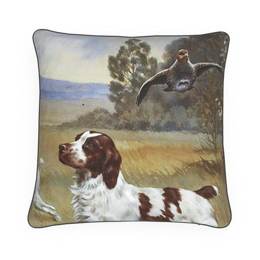 Brittany Spaniel Pillow Cushion