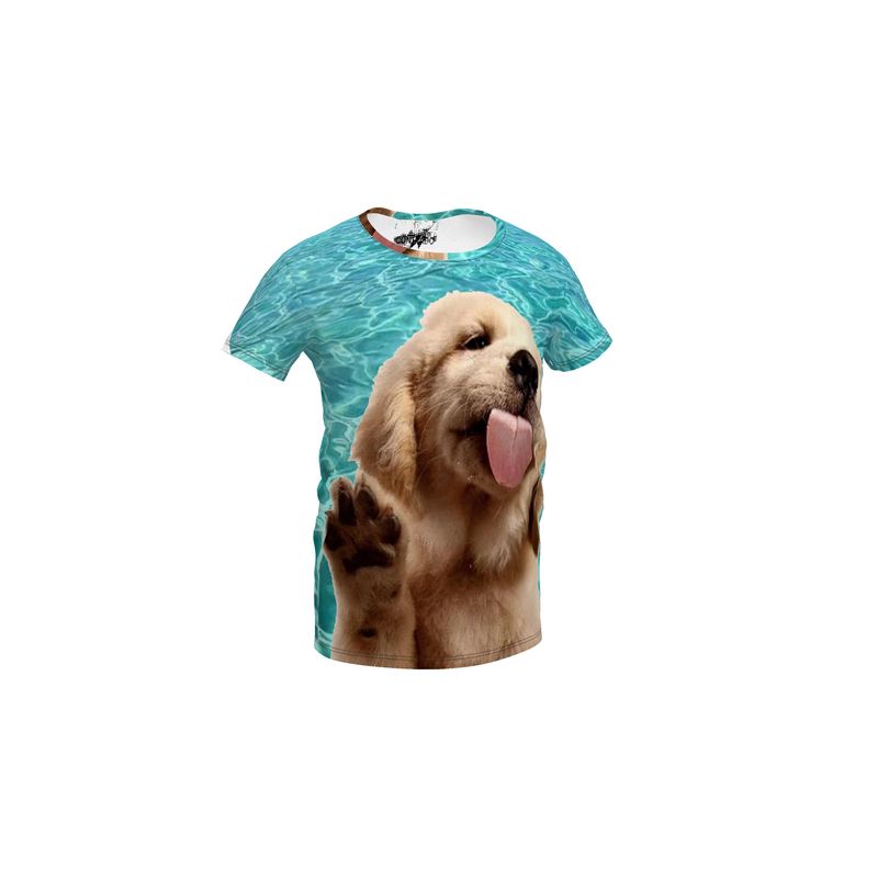 Golden Retriver Puppy Water Tshirt