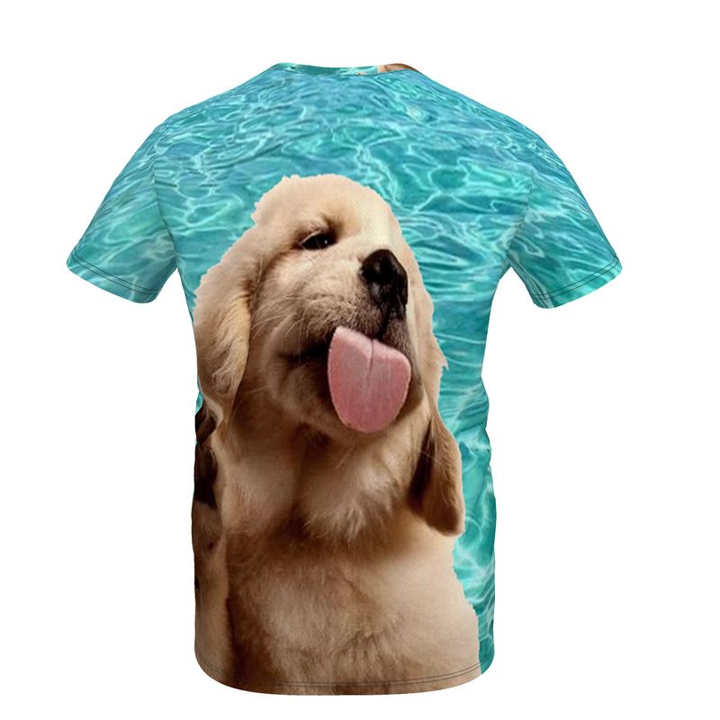 Golden Retriver Puppy Water Tshirt