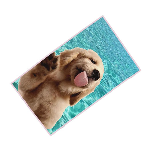 Golden Retriver Puppy Water Towel