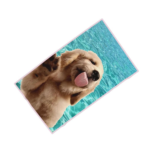 Golden Retriver Puppy Water Towel