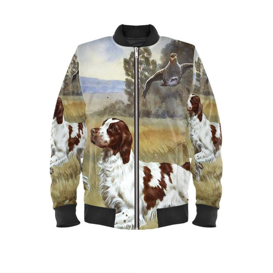 Brittany Spaniel Bomber Jacket