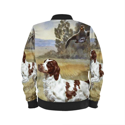 Brittany Spaniel Bomber Jacket