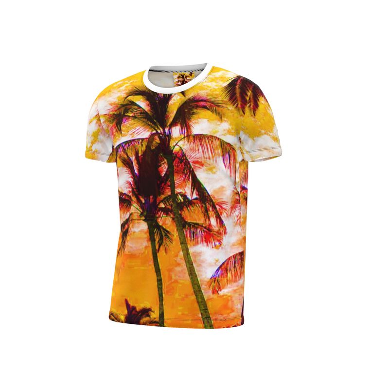 Cut and Sew All Over Print T-Shirt