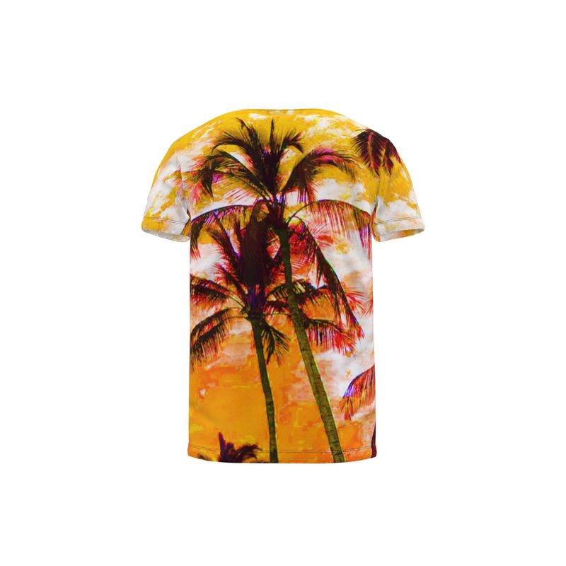 Cut and Sew All Over Print T-Shirt