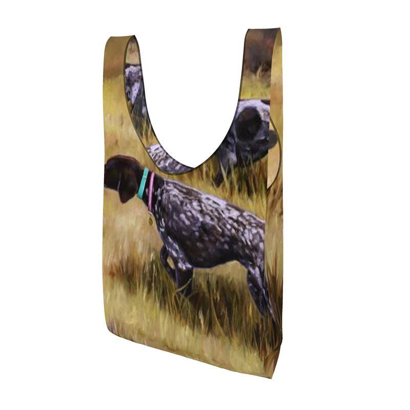 German Shorthair Pointer Parachute Shopping Bag