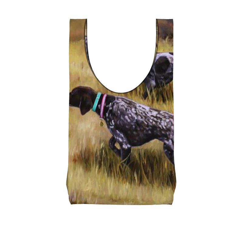 German Shorthair Pointer Parachute Shopping Bag