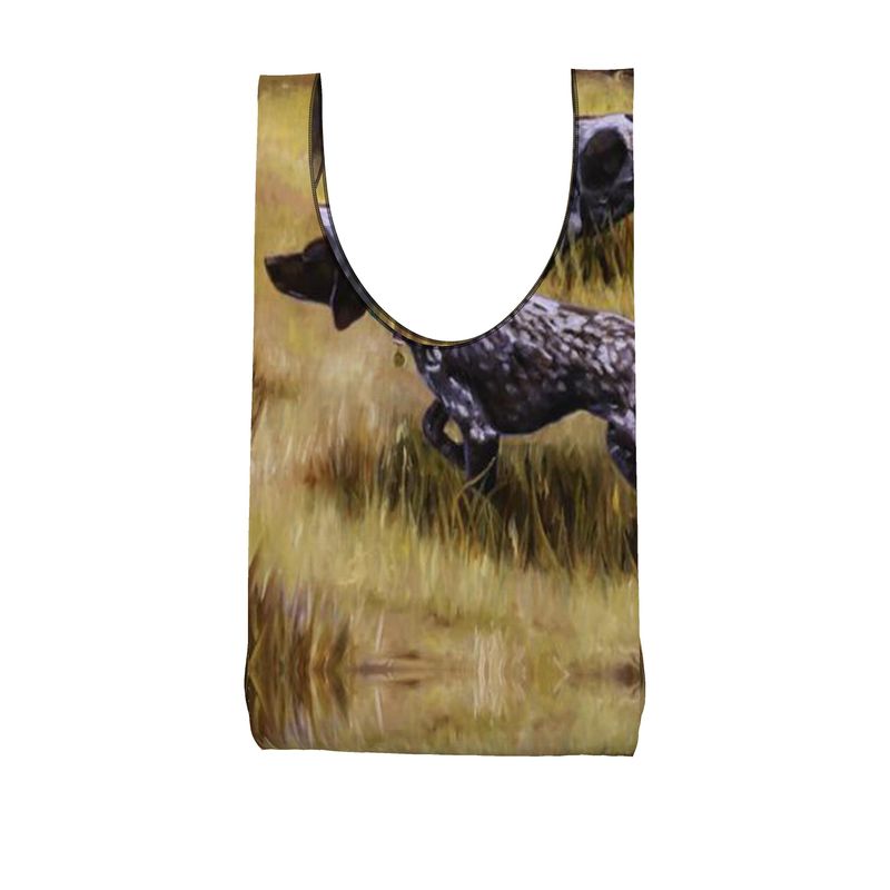 German Shorthair Pointer Parachute Shopping Bag