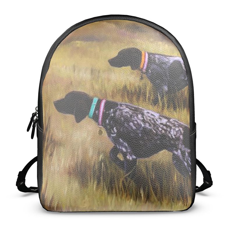 German Shorthair Pointer Colville Leather Backpack